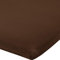 Erwin Müller Topper-Spannbettlaken Freising Elasthan-Jersey-Stretch - Dunkelbraun Größe 140x200 cm - 160x220 cm - dehnbar, antipilling, bügelfrei, Rundumgummi