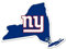 Siskiyou Sports NFL Fan Shop New York Giants Home State Aufkleber, Einheitsgröße, Teamfarbe