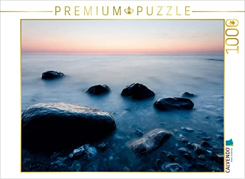 CALVENDO Puzzle Strand bei Katharinenhof - Sonnenaufgang | 1000 Teile Lege-Größe 64 x 48 cm Foto-Puzzle für glückliche Stunden
