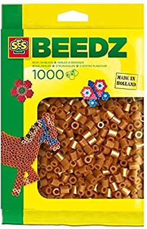 SES SES00705 - Perlen, 1000 Stück, braun