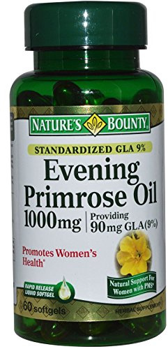 Nature's Bounty Evening Primrose Oil 1000 mg Softgels 60 ea (Pack of 2)