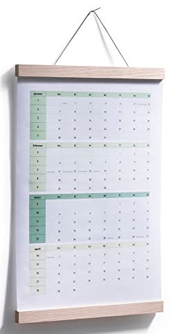 Side by Side - Posterleiste - Plakatschiene - für alle Poster mit der Größe A3 geeignet - Eiche