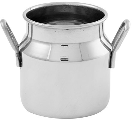 American Metalcraft MICH25 Milk Cans, 1.95 Length x 2.25 Width, Silver