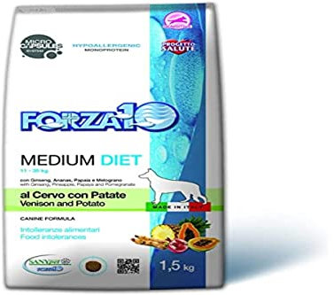 FORZA Forza10 Hundefutter Medium Diet, Hirsch und Kartoffeln 1,5 kg