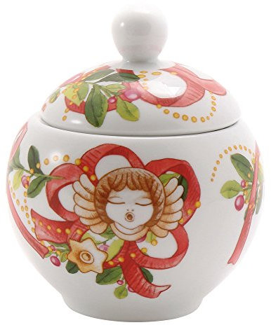 THUN - Zuccheriera Dolce Natale, Ceramica, Variopinto