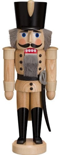 Seiffener Volkskunst Nussknacker Husar 28 cm (Natur)