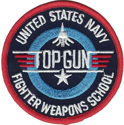 Findingking Halsketten U.S. Navy Top Gun Fighter Weapons School Patch 7,6 cm