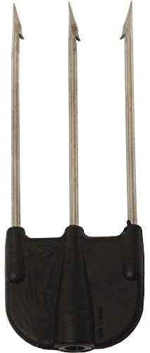 Cressi 1946 Adult Mutliprong Nylon 3 Points Inox Multiprong 3 Prong, Black, Plain