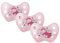 dentistar Night Silikon Schnuller 3er-Set - Größe 2, 6-14 Monate - Glow in the Dark Nuckel mit Dentalstufe – BPA-frei – Made in Germany - Fee, Rose
