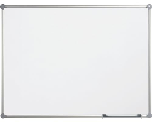 MAUL Whiteboard 60 x 90 cm MAULpro weiß mit Alurahmen und Zubehörset | magnethaftend beschriftbar, leicht abwischbare Oberfläche, vielseitig im Hoch- und Querformat, alles griffbereit dank Ablage