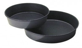 Molde Redondo Liso para Tartas Antiadherente. Diámetro total: 14 cm