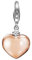 ESPRIT Jewels Damen-Charm 925 Sterling Silber Shades of Love Rose ESCH91389B000