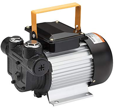 BLUREA Dieselpumpe selbstansaugend, 60l/min, 230V, 370W, Ölpumpe zum Befüllen von Nutzfahrzeugen oder als Ölabsaugpumpe zum Entleeren von Öltanks