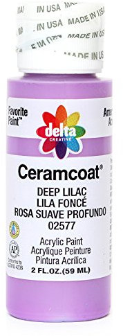 2 onces de profondeur lilas/Opaque de peinture acrylique Ceramcoat