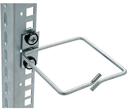 TRITON RAX-D1-X88-X3 48,26 cm (19 Zoll) Kabelbügel D1, 80 x 80 mm, (RAL 7035) schwarz