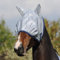 Bucas Fliegenmaske Buzz-Off Fly Mask - silver/blue, Groesse:105