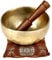 OnlineHub Indian Art Tibetische handgefertigte Klangschale, 15,2 cm, metallisch