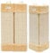 EYEPOWER Eckkratzbrett S ca. 50 x 22 cm Katzenkratzbrett Kantenschutz Kratzbrett Sisalbrett Kantschutz Eckenschutz Kratzecke Wandschutz Natursisal für Innen- und Außenecken Beige