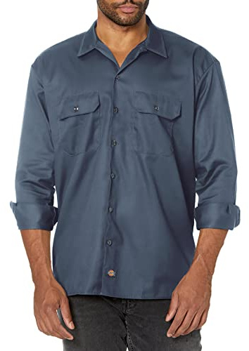 Dickies Men's 574 - Long Sleeve Top - Blue (AIR Force), X-Large (Manufacturer Size: X-Large)