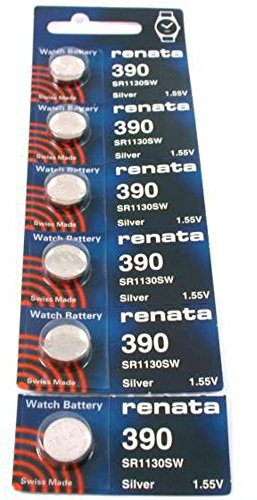 # 390 Renata Piles de montre 6 pcs