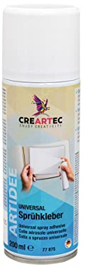 CREARTEC Universal Sprühkleber - Ideal zum schnellen, großflächigen Verkleben - 200 g - Made in Germany