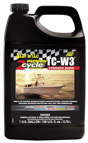 STAR BRITE Premium 2-Cycle Engine Oil TC-W3-1 GAL (19000)