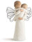 Willow Tree Angelo dell'Abbraccio Resina, Design di Susan Lordi, 14 cm