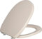 WC-Sitz Twist mit Edelstahlscharnier Farbe bahamabeige