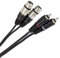 Plugger Câble Bretelle XLR Femelle 3b - RCA Mâle 3m Easy Noir