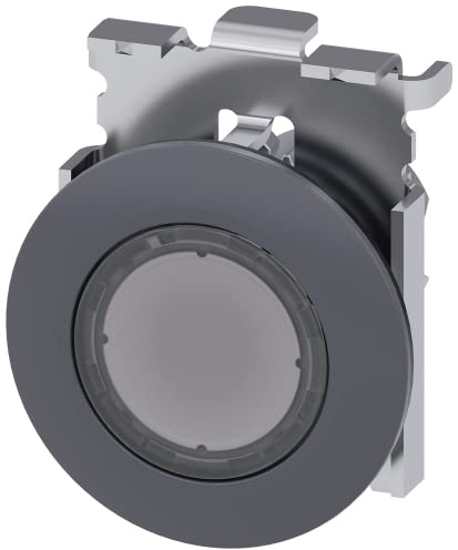 SIEMENS Sirius ACT 3SU10 Anzeigelampe, Tafelausschnitt-Ø 30mm, Bündige Montage, Klar Rund Kunststoff IP66, IP67, IP69K