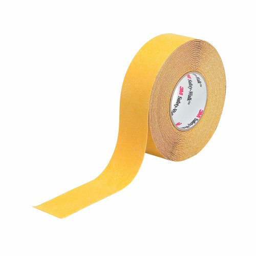 3M Safety-Walk Slip Resistant General Purpose Tape 600 Series, Yellow, 51 mm x 18.3 m, 1/Case