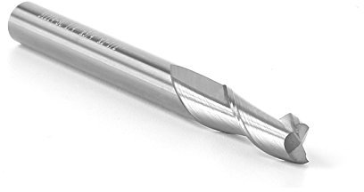 Yonico 31214-SC - Upcut Spiral End Mill CNC Router Bit, Diameter: 1/4, Cutting Height: 3/4, Flutes: 2-1/4 Shank