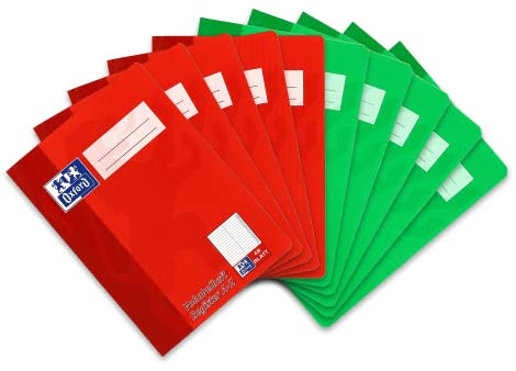 Oxford Vokabelheft, A5, A-Z Register, 2 Spalten, 48 Blatt, 10 Stück