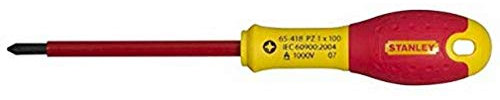 STANLEY 1-65-418 - Destornillador aislado vde 1000v FatMax pozidrive pz1 x 100 mm