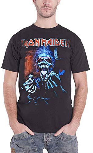 Rock Off Iron Maiden Men A Read Dead One Short Sleeve T-Shirt, Black, Medium