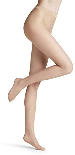 FALKE Damen Strumpfhose Invisible Deluxe 8 DEN W TI ultra-transparent einfarbig 1 Stück, Hautfarben (Cocoon 4059), S-M