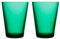 Kartio Emerald Glass Tumblers, Set of 2 By Iittala (13.5 oz) by Iittala