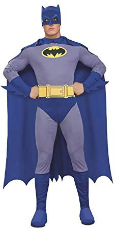 Rubie's Official Batman, Adult Costume, L, Blue, Grey
