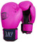 BAY® Future Boxhandschuhe Box-Handschuhe, rosa pink schwarz, Leder-PU, 10 Unzen UZ OZ