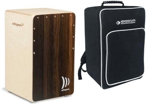 Schlagwerk CP-408 Cajon 2inOne Dark Oak CP408 + keepdrum Bag Tasche