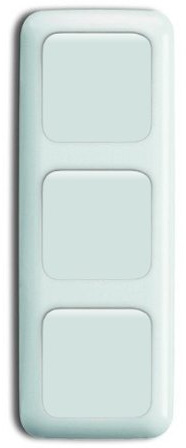 Komplett-Set BUSCH-JAEGER, Wechselschalter, 3-fach -weiß- -Reflex SI-