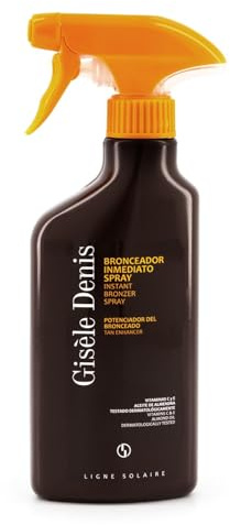 GISÈLE DENIS - Instant Tan 300 ml, Sprühbräuner, Bräunungsbeschleuniger, Sonnenbräuner mit Karottenextrakt, Intensivierungsspray, Körperbräuner