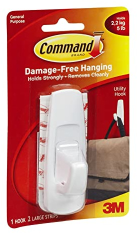 Command Strips 17003 Large Hooks With Command™ Adhesive