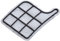 Alternativ-wie Vorwerk 4012074264857 Filtro protezione motore per Vorwerk VK 135