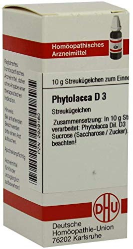 DHU Phytolacca D3 Streukügelchen, 10 g Globuli