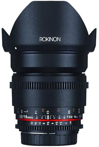 Rokinon ds16 m-c 16 mm T2.2 Cine Weitwinkel Objektiv für Canon EF-S DIGITAL SLR