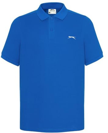 Slazenger Mens Plain Polo Shirt Royal Blue 3XL