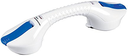 HOMECRAFT Easybar Suction Grab Rail 350 mm, Grab Bar for Bathroom Support in Shower or Bath, Use on Tiles, Glass, Porcelain or Fibreglass, Aid for Elderly & Disabled, Secure, Stable