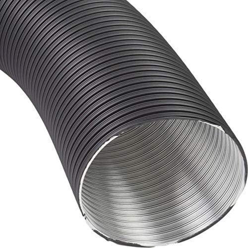 Aluflexrohr 2-lagig D=80mm schwarz lackiert