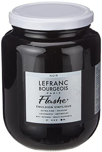 Lefranc Bourgeois Flashe Acrylique 750ml Noir